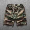 Men's Shorts Fashion Camouflage Cargo Men Casual Loose Baggy Elastic Waist Streetwear BoardshortsMen's