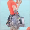 Depolama Çantaları Seyahat Shoder El Çantası Su Geçirmez Çift Tayer Plajı Büyük Izgara Kuru Islak Ayrılma Organizatör Dam Teslimat Ev Bahçe Evi DHK38