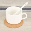 Tafelmatten kussens 60 pcs Handige Ronde vorm Gewoon natuurlijke kurkcoasters Wine Drink koffie thee Cup pad voor thuiskantoor keukenpadsmates