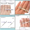 Ring Sizers Jewelry Tools Equipment 50Pcs Sizer Uk Usa British American European Standard Size Measurement Belt Rings Finger Sning D Dhzv8