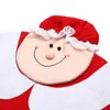 Stoelhoezen kerst Santa Claus Dinner Decoraties Kerstcadeaus voor Home Feestvakantie