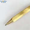 Stationery Automatic Ballpoint Pen Hexagonal Drawing Press Copper Roller Ball Without Pencil Case P286 Pens