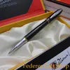 Picasso K907 Montmartre Gloss Black Ballpoint Pen Yollew Ring Metal Case Gift Rollerball And Original Box 2 Color Optional Pens