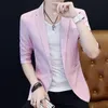 Men's Suits & Blazers Summer Seven-point Sleeve Suit Male Korean Solid Color Casual Short-sleeved Five-point Sleeves Slim Fashion Jacket