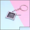 Portachiavi Gioielli Creative Po Frame Coppia Portachiavi Personalità Catena Regali 5 Stili L'anello può essere personalizzato Lettering Drop Delivery 2 Dh56O