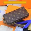 Designer ZIPPY WALLET Hochwertiges weiches Leder für Herren und Damen, ikonische strukturierte Mode, lange Geldbörsen mit Reißverschluss, Münzgeldbörse, Kartenetui, Hold165L