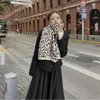 Scarves Leopard Print Cashmere Scarf Women Shawls And Wraps Hijab Blanket Ladies Bufanda Pashmina Neckerchief Long Echarpe 2023Scarves Shel2