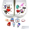 Acess￳rios para pe￧as de sapatos MOQ 100pcs enfermeira m￩dica Croc Charms Ribbon Soft PVC Charm Decora￧￵es Jibz personalizado para tapas de entupimento Drop dell Dh3vn