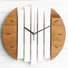 Horloges murales Botique-horloge en bois Design moderne Vintage rustique minable Art silencieux montre décoration de la maison