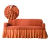 Stol täcker soffa universell mjuk soffa täckmästare slipcover justerbara rufsar full täckning avtagbar heminredning elastisk sträcka