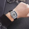 Polshorloges diamant horloge voor mannen dames paar kwarts polshorloge mannelijke vrouwelijke tonneau ijsjes uit de volledige stenen man reloj hombre relogio masculino