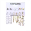Dangle Chandelier Fashion Drop Earrings For Women Lady High Quality Bohemian Hie Hoop Tassel Earring Set Charm Jewelry Dhs K42Fa De Dhoxs