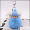 Schlüsselanhänger Schmuck Baby Pelz Ball Puppe Schlüsselanhänger Slee Pompom Kaninchen Kette Auto Schlüsselanhänger Halter Charm Drop Lieferung 2021 Eqzlr Dhkvn