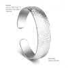 Bangle Women Cuff Bracelets Bransolets Fine Jewelry Solid 925 Sterling Srebrny Regulowany prezent urodzinowy Cy3491