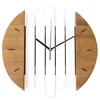 Horloges murales Botique-horloge en bois Design moderne Vintage rustique minable Art silencieux montre décoration de la maison