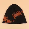 Beanies Beanie /Skull Caps mode Kvinnor /män håller varm baggy överdimensionerad kamouflage virkning vinter ull ski beanie tie-dye hatt för jogging