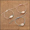 Łańcuch link ręcznie robione Regulowana bransoletka linowa Czech Naturalna biżuteria dla kobiet dziewczęta szczęściarz urok darz dostarczenie dhzre
