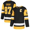 #87 Sidney Crosby Reverse Retro Hockey Jersey #65 Erik Karlsson Kris Letang Reilly