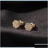 Stud Earrings sieraden 925 Sier zeshoekdruppel