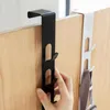Hooks Rails Punch-Free Multi-Function Metal Wall Hanger Living Hat Home Hook Door Rack Organizer Over Room W4F3Hooks
