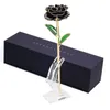 Decoratieve bloemen kransen valentijn 24k aluminium folie vergulde roos geschenk bruiloft decor bloem feest voor altijd liefde kerstaccessoires Decor