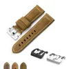shiping Genuine Calf Leather Watch Strap Bracelet Watch Bands Brown Watchband for Pan 22mm 24mm 26mm erai237r