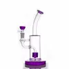 Bong in vetro femminile spesso e inebriante Fab Egg Pipa ad acqua Narghilè Viola Blu Verde Mobius Matrix 23 cm di altezza Recycler Dab Rig Bong con tubo bruciatore a olio maschio Dhl gratuito