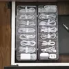 Storage Boxes & Bins Cable Box Organizador Case Anti Dust Earphone Electric Charger Wire Organizer Management Office Supplies Bin