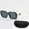 fashion style Square Sunglasses Women Brand Travel Black Rectangle Sun Glasses Female Fashion Retro With box