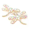 Stud Fashion Jewelry Exaggerated Dragonfly Diamond Earrings Colorf Rhinstone Earring Drop Delivery Dhlvc