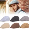 Berets Autumn Beret Caps Men Casual Vintage S Boy Cap Cabbie Gatsby Cotton Outdoor Hats Brand Sun Hat Unisex Duckbill