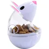 ألعاب CAT تسرب لعبة Pet Feeder Feeder Feater Mice Formbly Rolling Rolling Dispenser Bowl IQ علاج حيوان أليفة أكثر ذكاءً