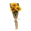 Décoratif Fleurs Couronnes Soie Daisy Mariée Chambre Décor Bouquet Maison De Mariage Jardin Faux Plantes Tournesol Artificielle Cadeau Pour GuestDecor