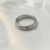 CEE Luxusschmuck Designerringe für Frauen Bandringe Einfacher schlichter Ring Paarring Weiblich Ins Personalisierter Modering Fingerschnalle Gold Silber