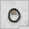 Charm Bracelets Jewelry Natural Flame Stone Bead Bracelet Moonstone Heila Coal Associated Mineral Orange Crystal Womens And Mens Gif Dhkwi