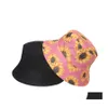 Geniş Memlu Şapkalar Ayçiçeği kova şapkası pamuk balıkçı kapağı seyahat sunhat açık panama düz üst 3450 q2 drop de dhajg