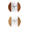 Orologi da parete Botique-Orologio in legno Design moderno Vintage Rustico Shabby Silenzioso Orologio d'arte Decorazione domestica