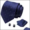 Seck Tie Set Luxury Mens Guis