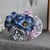 Ghirlande di fiori decorativi 1 Pz Bouquet artificiale di rosa di seta rosa peonia per regali di San Valentino Decorazione domestica di nozze fai da te Fiore finto