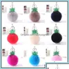 Portachiavi Gioielli Alta qualità Creativo Albero di Natale Portachiavi peluche Aessories Ciondolo Kr354 Portachiavi Ordine misto 20 pezzi Molto Dr Dhxns