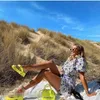 Kapcie 2023 Summer Kobiety swobodny masaż trwałe klapki sandały plażowe żeńskie buty klinowe lady pokój zapatos