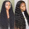 Lace Wigs 13x6 Curly Frontal Human Hair Loose Deep Wave Wig PrePluck Hairline For Black Women Brazilian Wet And Wavy