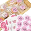 Confezione regalo 120pcs Team Boy Girl Sticker Lable Round Star Shape Candy Box Sticekr Tag per Baby Shower Gender Reveal Party SuppliesGift