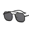 Occhiali da sole Yoovos Polygon Men 2023 retrò vintage che mostra il viso per piccoli occhiali rettangolo Gafas de Sol Mujersunglasses Belo22