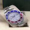 남성 시계 40mm 세라믹 타입 링 링 남성 기계 손목 시계 자동 운동 시계 스포츠 패션 Watch220Q