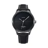 Armbandsur varumärke Yazole Watch 2023 Fashion Casual Simple Men Watches Leather Band Quartz Man Horloge Horloges Mannen