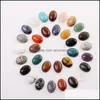 Stone groothandel 18 mmx25 mm hoogwaardige natuurlijke ovale traan kralen Diy sieraden maken ring 10 d3 drop levering dh3fj