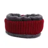 Lenços chapéu de chapéu de malha de malha e inverno mais tampa para baixo para manter os escarfos de lã quentes RONA22