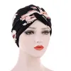 Beanies Beanie/Skull Caps Fashion Hats For Women Multifunktion Floral Twist Scarf Hat Baotou Print Leopard Muslim Headscarf 210 Oliv22