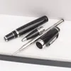 Bohe Black Rollerball Pen Luxe Design Ink Fountain Pens Inlay Crystal in Clip Office Levers Stationery GEL